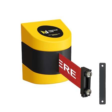 Retractable Belt Barrier YW Magnetic Wall Mount 30' RWait..Belt (M)